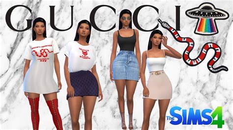 gucci crop top sims 4|sims 4 custom Gucci cc.